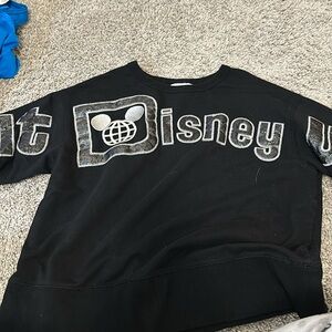 WALT DISNEY WORLD cropped sweatshirt